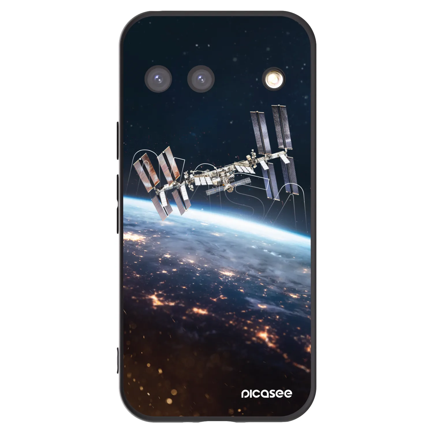 Picasee Μαύρη θήκη σιλικόνης για Google Pixel 9 - Station
