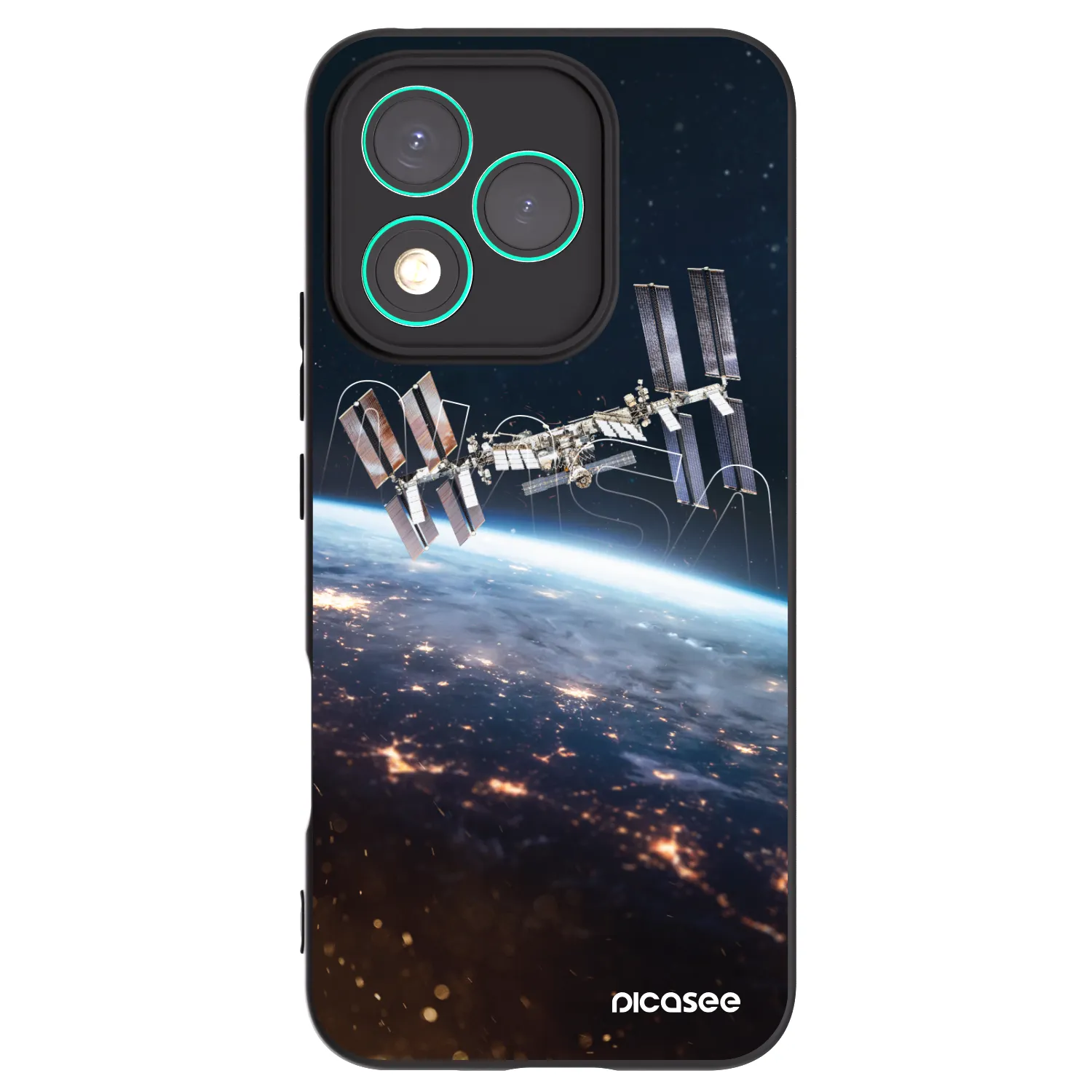 Picasee Μαύρη θήκη σιλικόνης για Honor 400 Lite 5G - Station