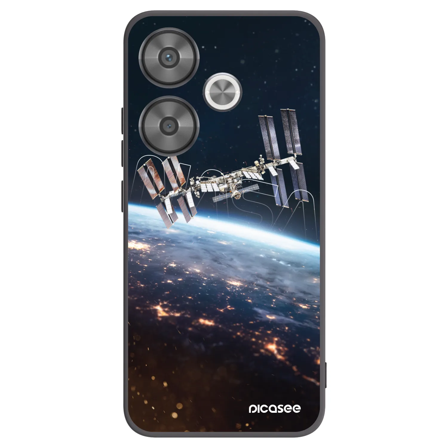 Picasee Μαύρη θήκη σιλικόνης για Xiaomi Poco F6 - Station