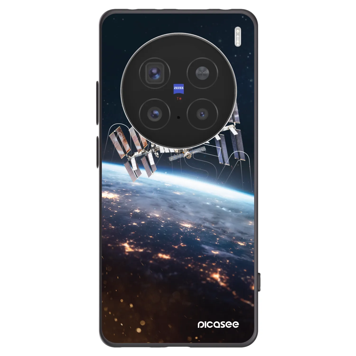 Picasee Μαύρη θήκη σιλικόνης για Vivo X200 Pro - Station
