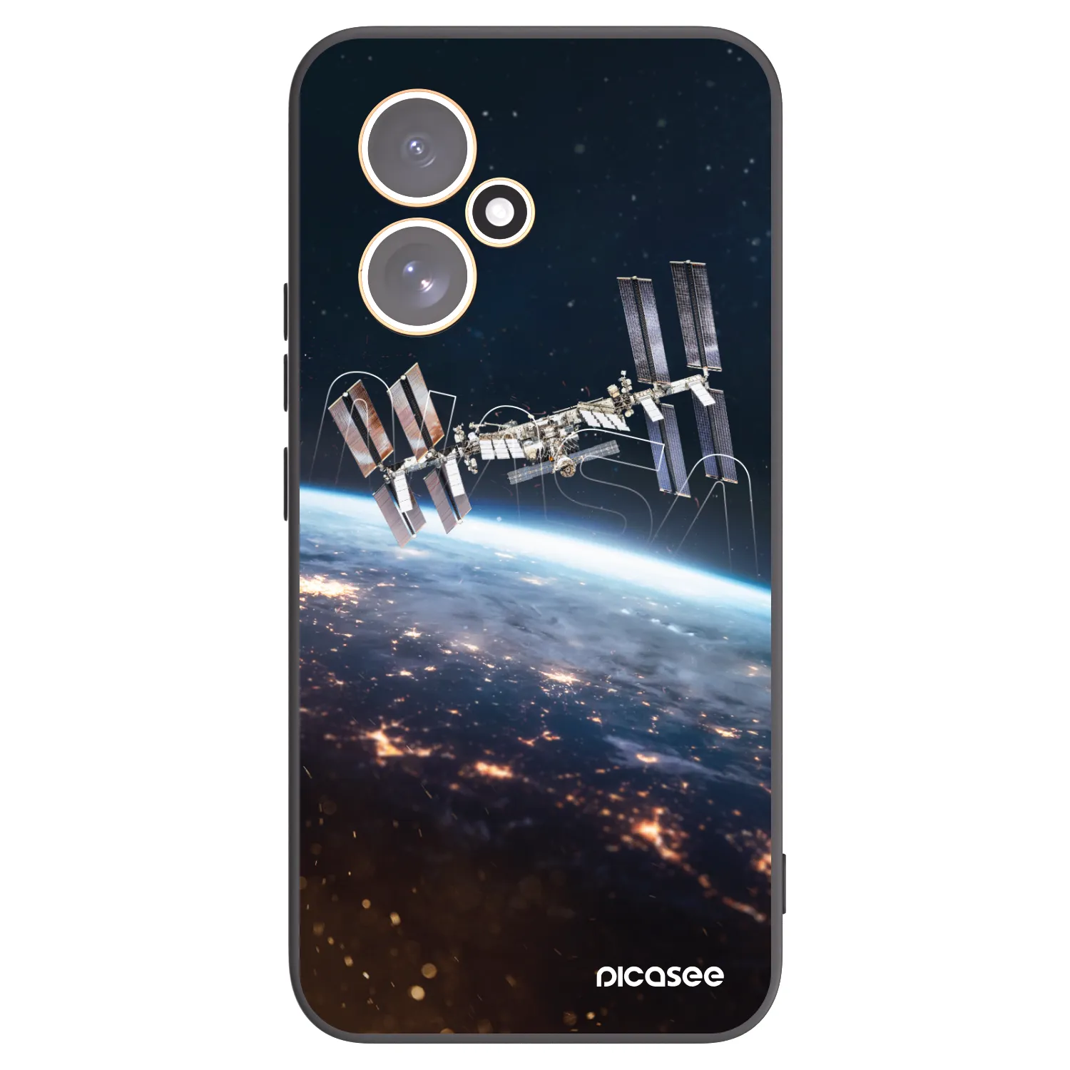 Picasee Μαύρη θήκη σιλικόνης για Honor 400 5G - Station