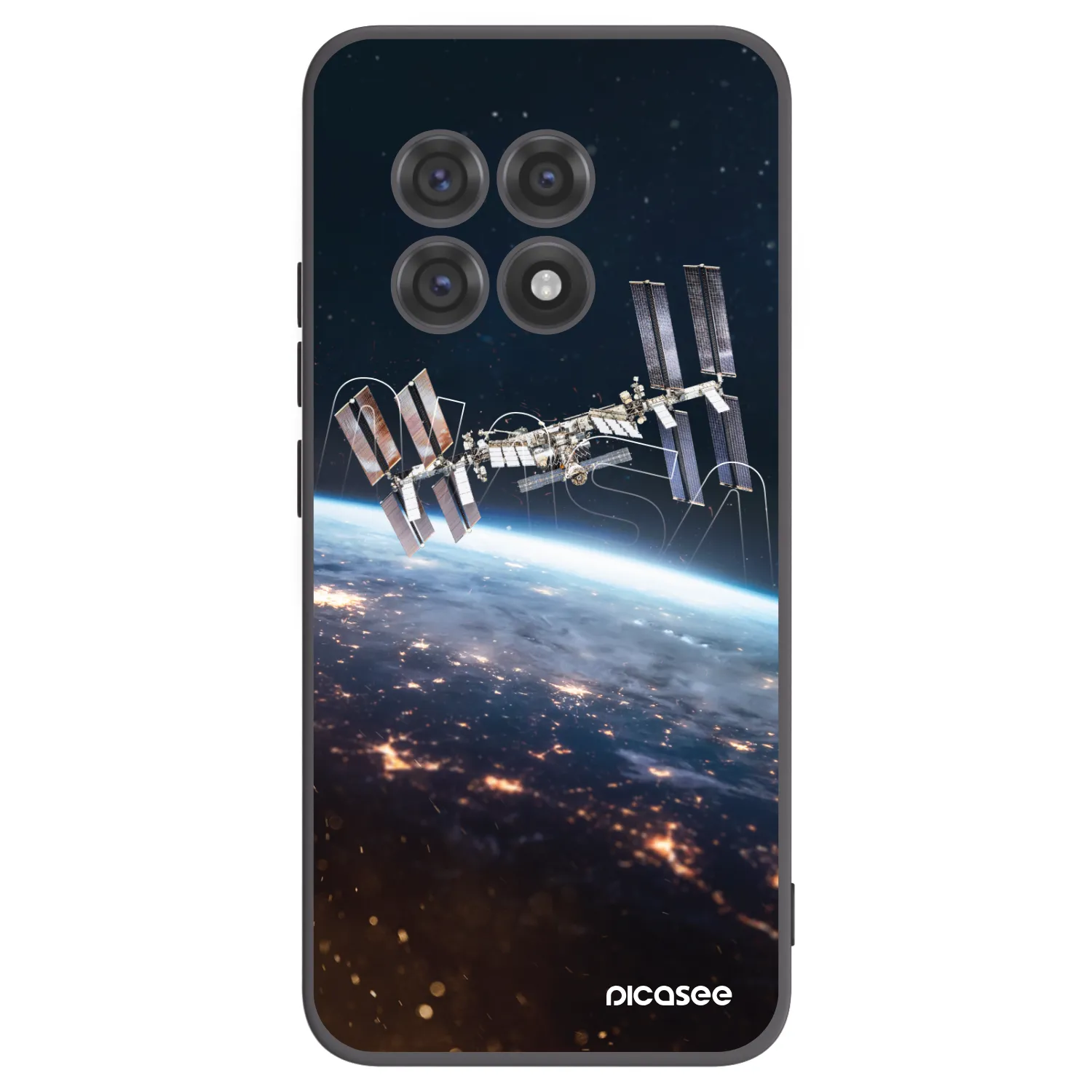 Picasee Μαύρη θήκη σιλικόνης για OnePlus 13R 5G - Station