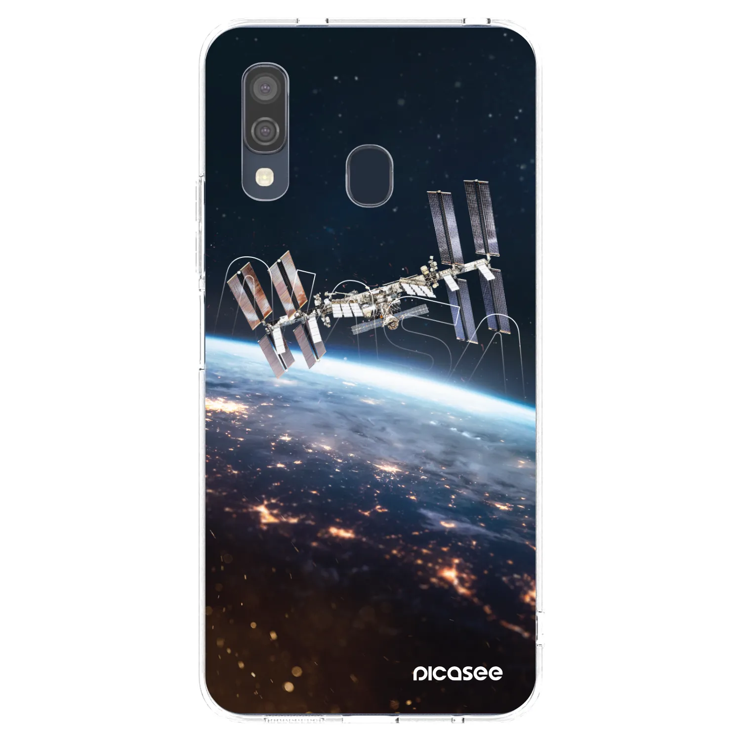 Picasee διαφανής θήκη σιλικόνης Samsung Galaxy A40 A405F - Station