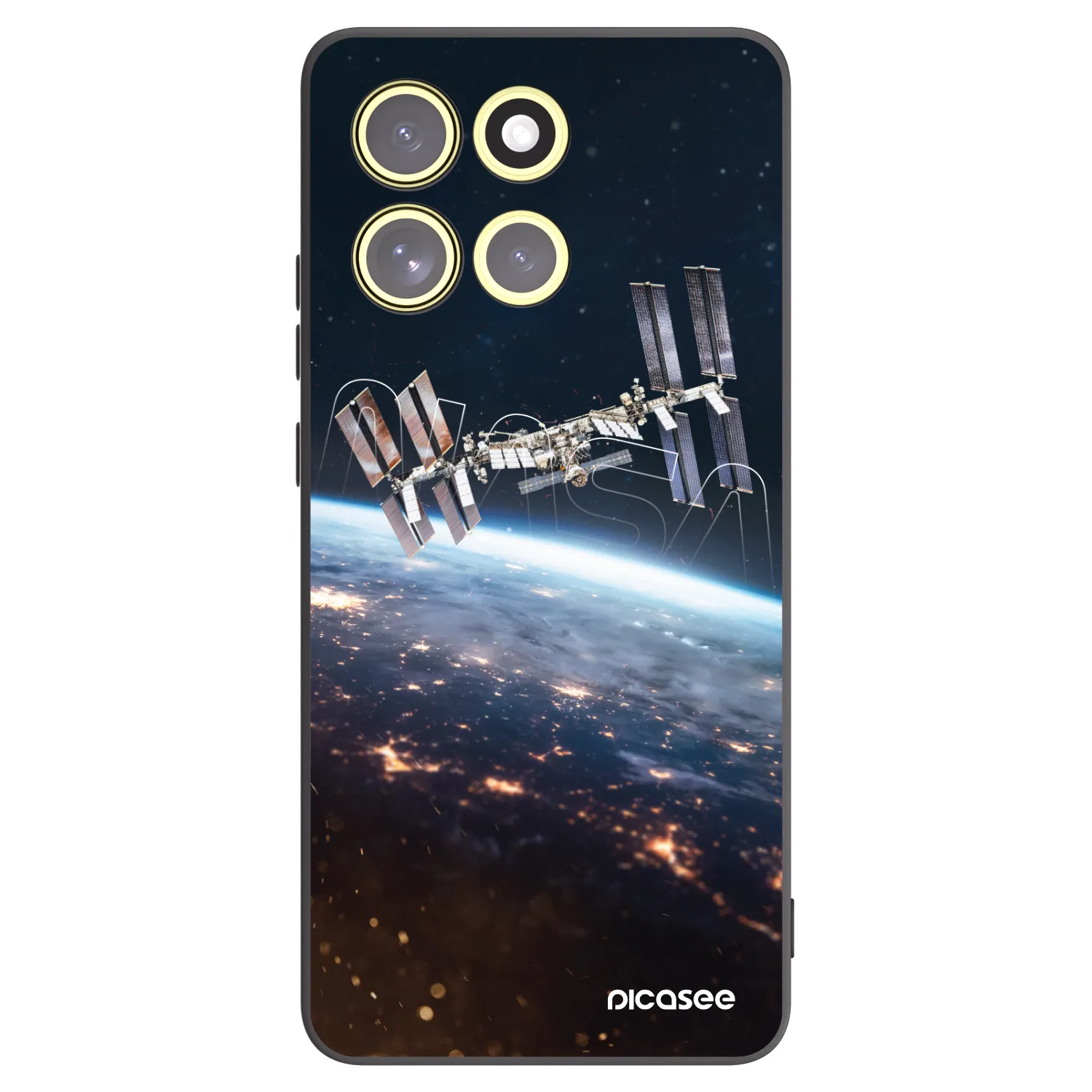 Picasee Μαύρη θήκη σιλικόνης για Motorola Moto G86 5G - Station