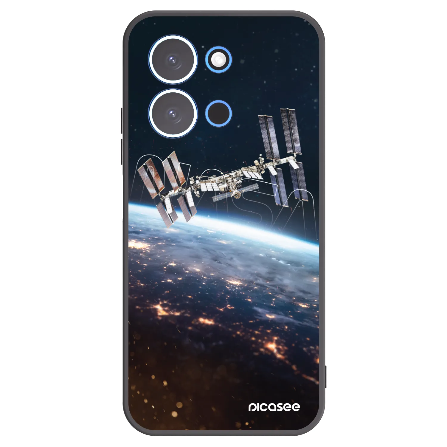 Picasee Μαύρη θήκη σιλικόνης για Xiaomi Redmi 15C 4G - Station