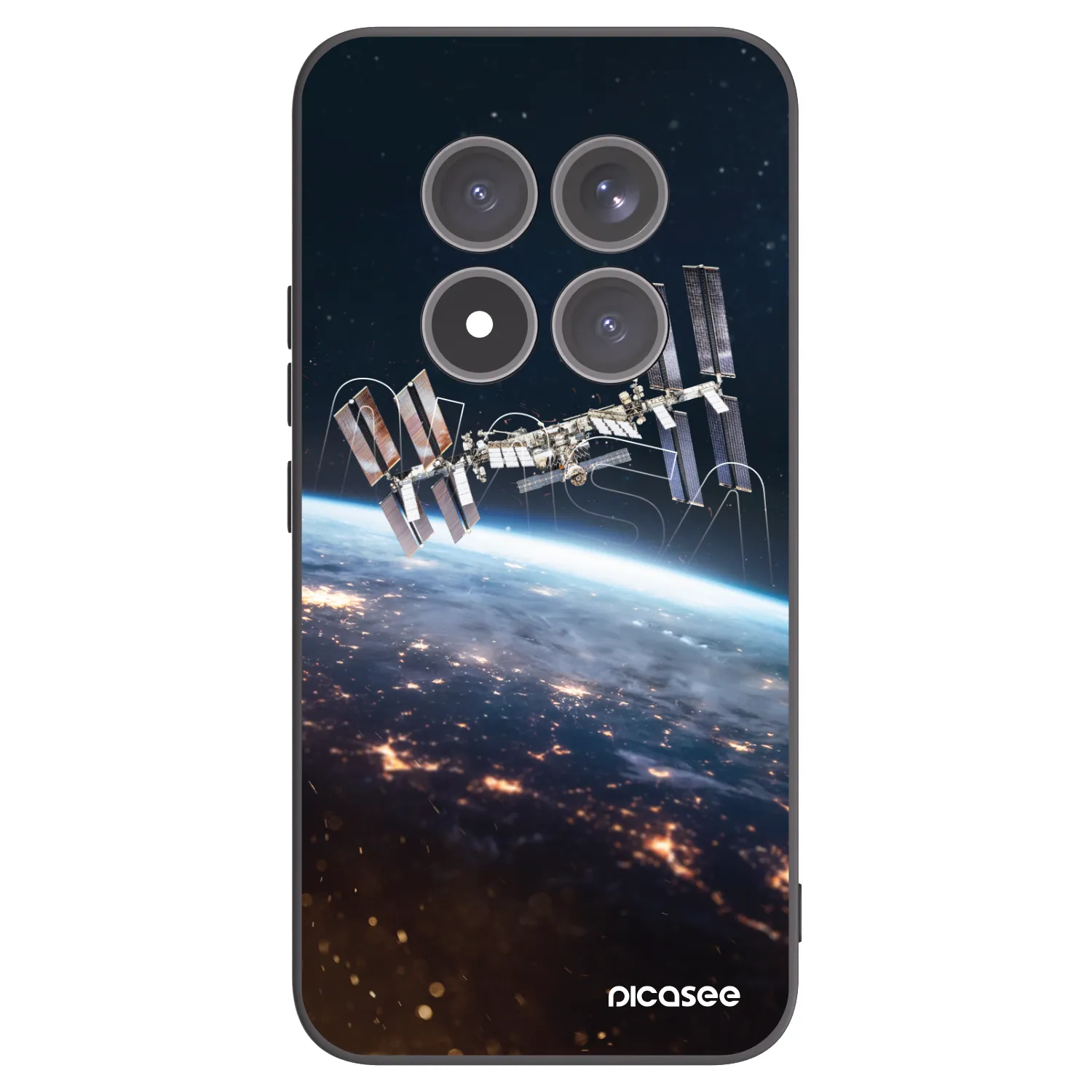 Picasee Μαύρη θήκη σιλικόνης για Xiaomi Redmi Note 15 Pro+ - Station