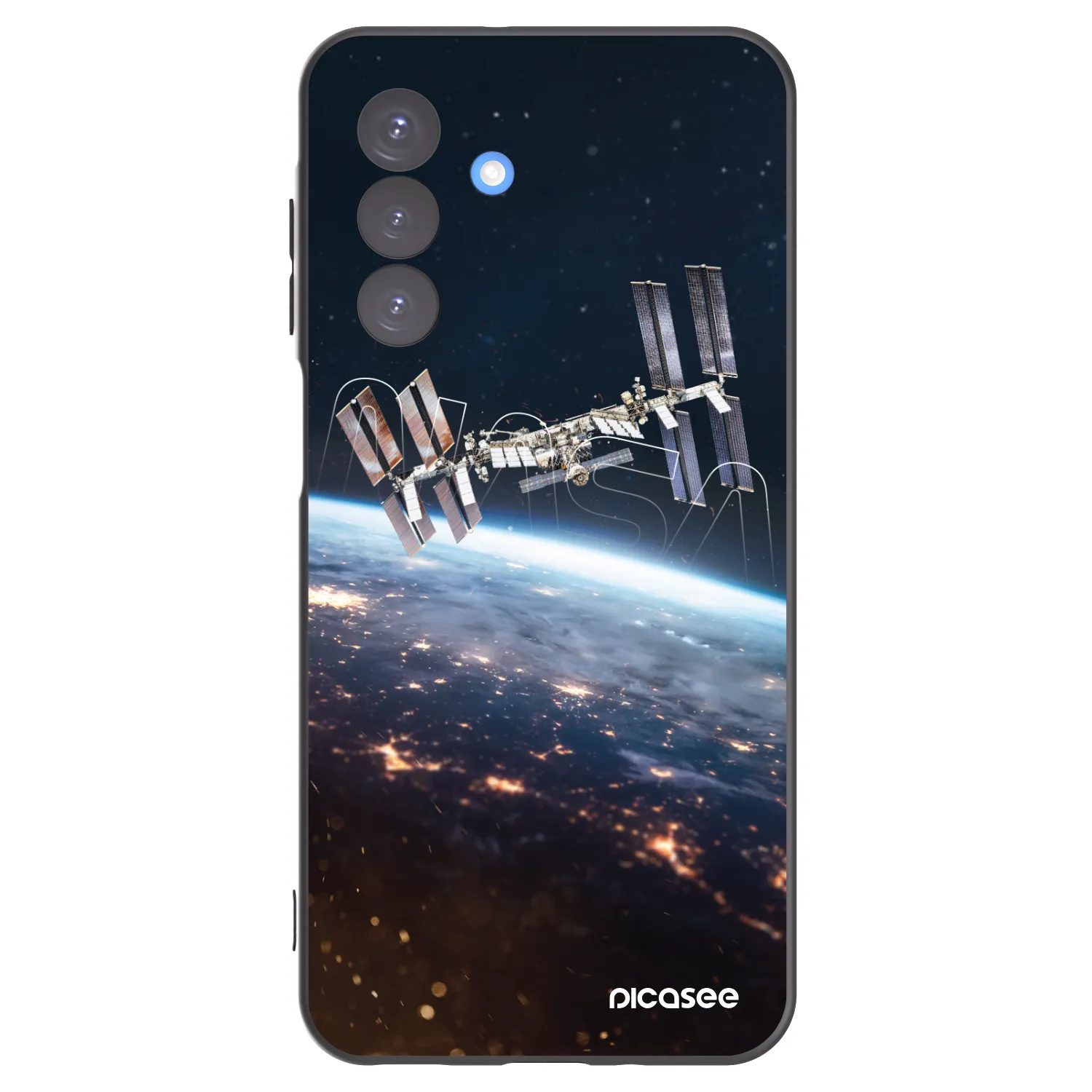 Picasee Μαύρη θήκη σιλικόνης για Samsung Galaxy A17 5G - Station