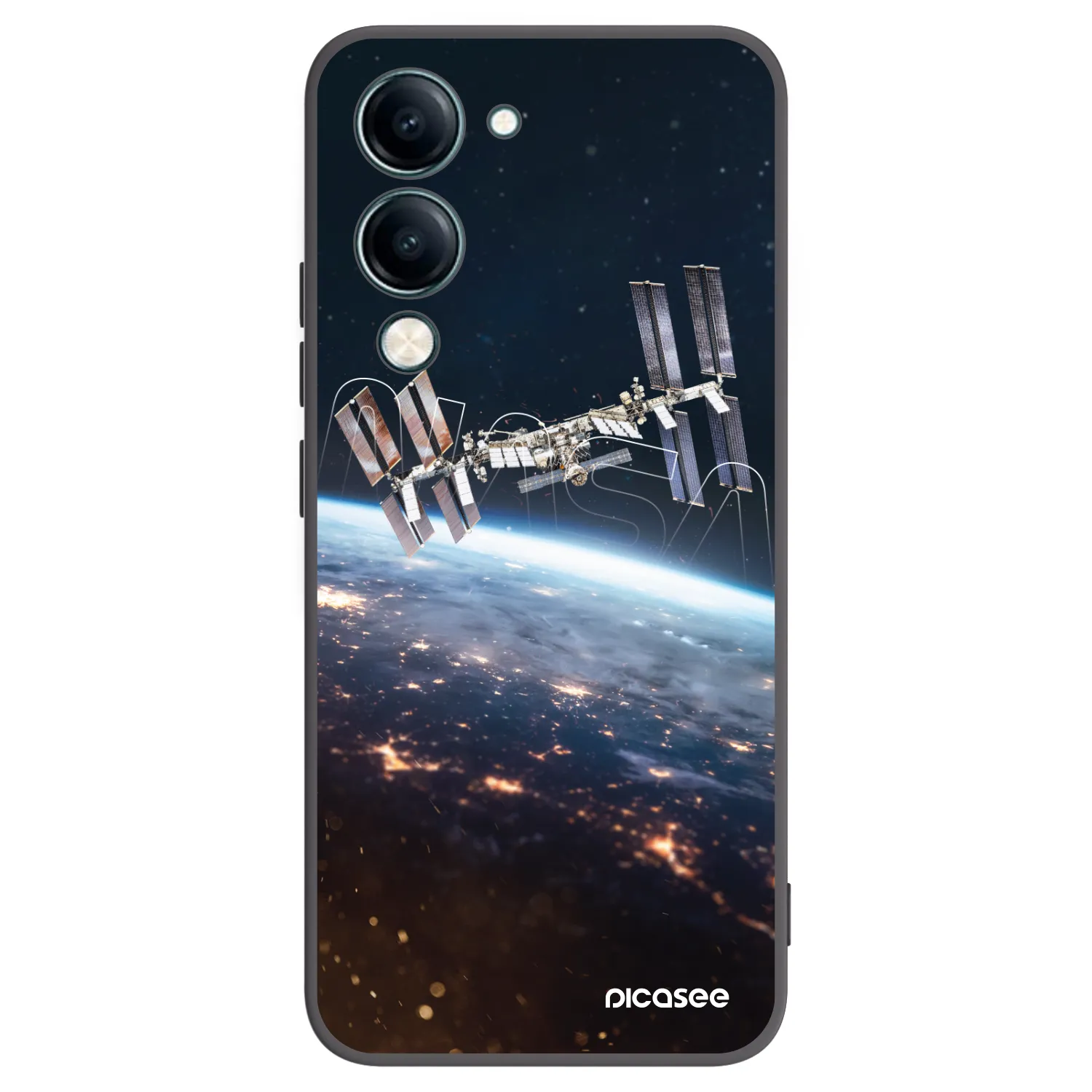 Picasee Μαύρη θήκη σιλικόνης για Vivo Y29s 5G - Station
