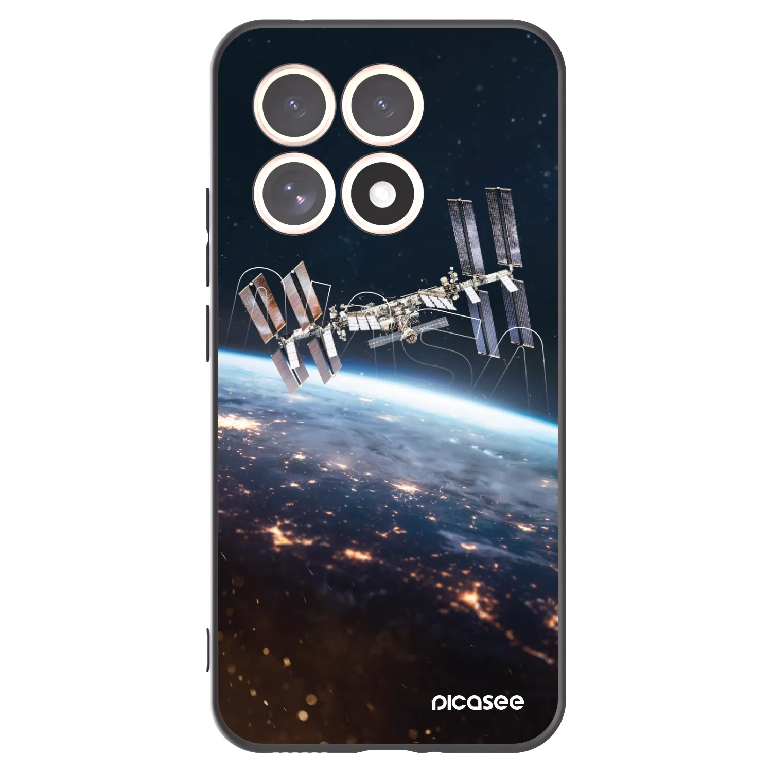 Picasee Μαύρη θήκη σιλικόνης για Xiaomi 15T - Station