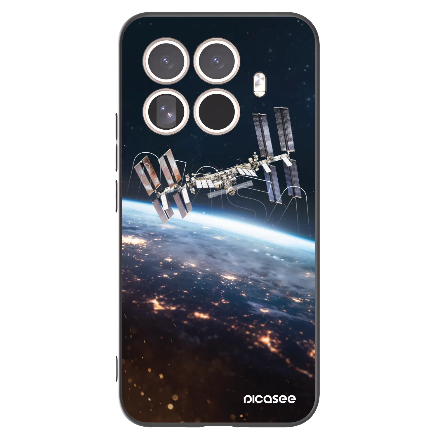 Picasee Μαύρη θήκη σιλικόνης για Xiaomi 15T Pro - Station