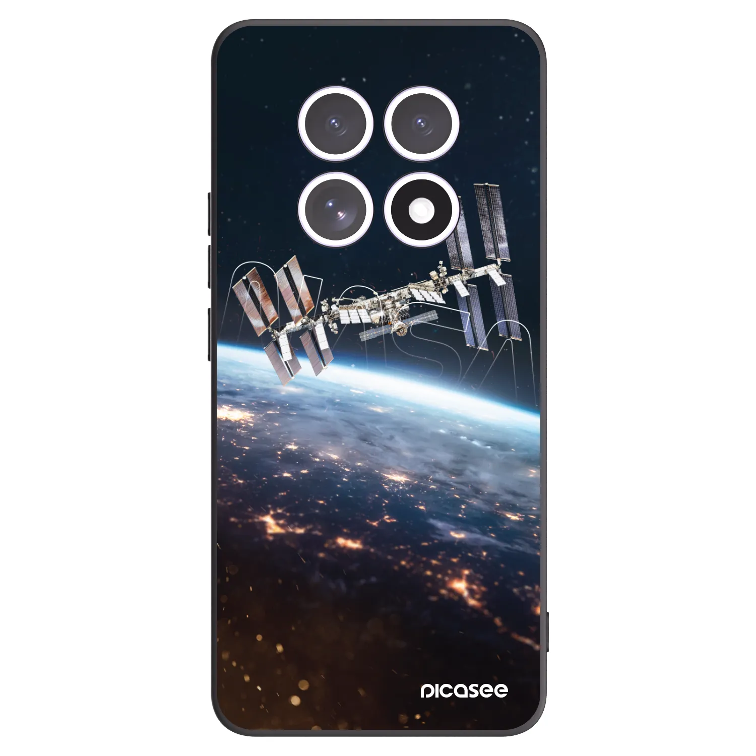 Picasee Μαύρη θήκη σιλικόνης για Xiaomi Redmi Note 15 - Station