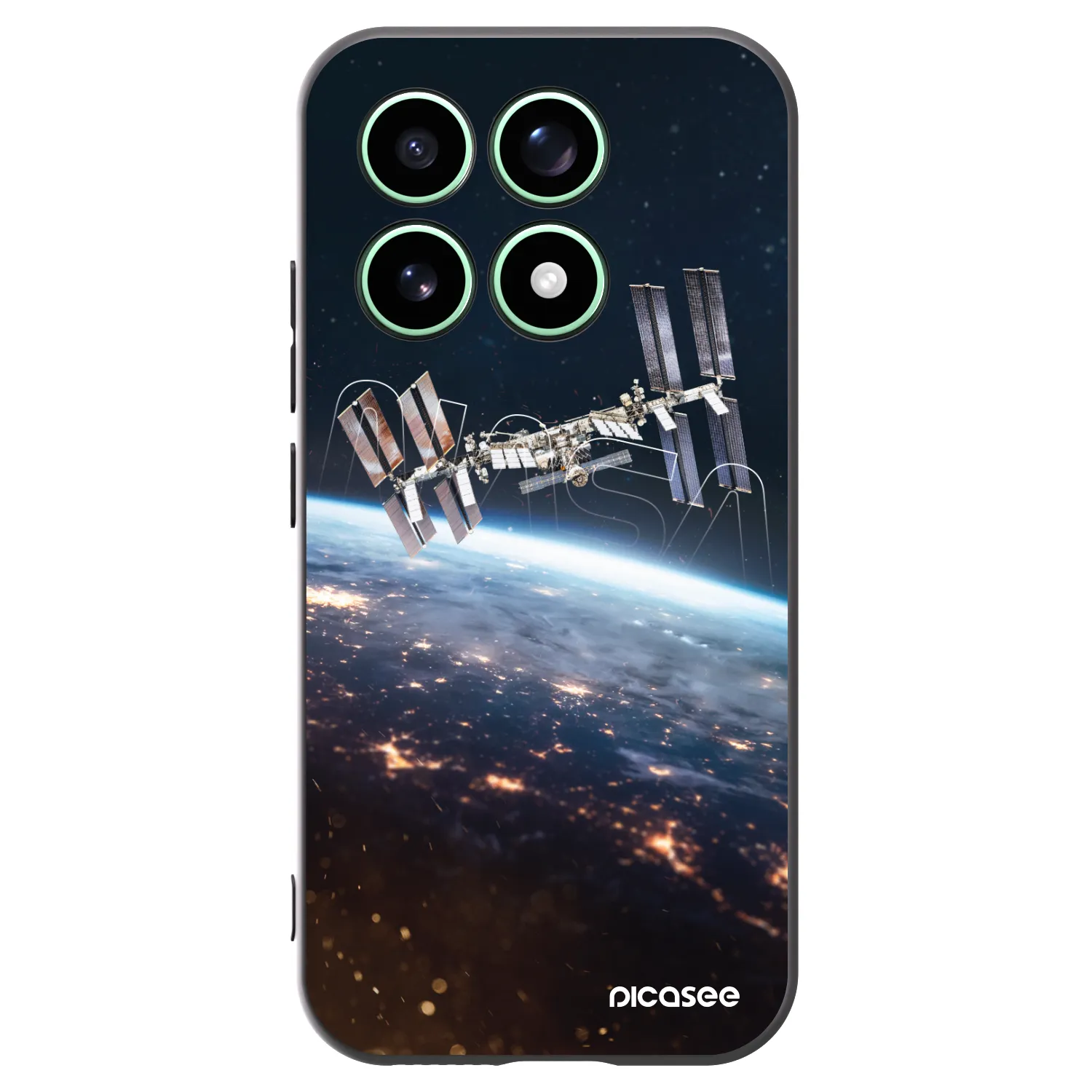 Picasee Μαύρη θήκη σιλικόνης για Xiaomi 17 - Station