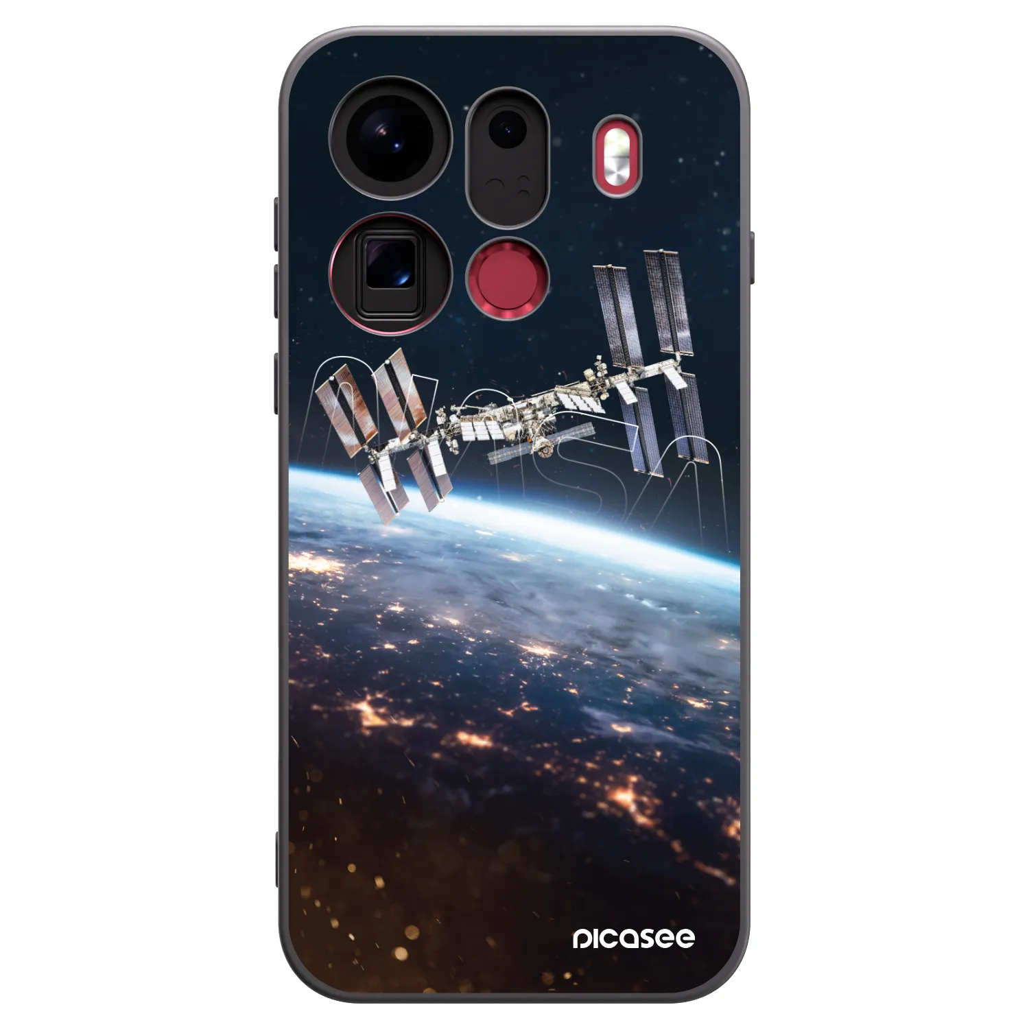 Picasee Μαύρη θήκη σιλικόνης για OPPO Find X9 Pro - Station