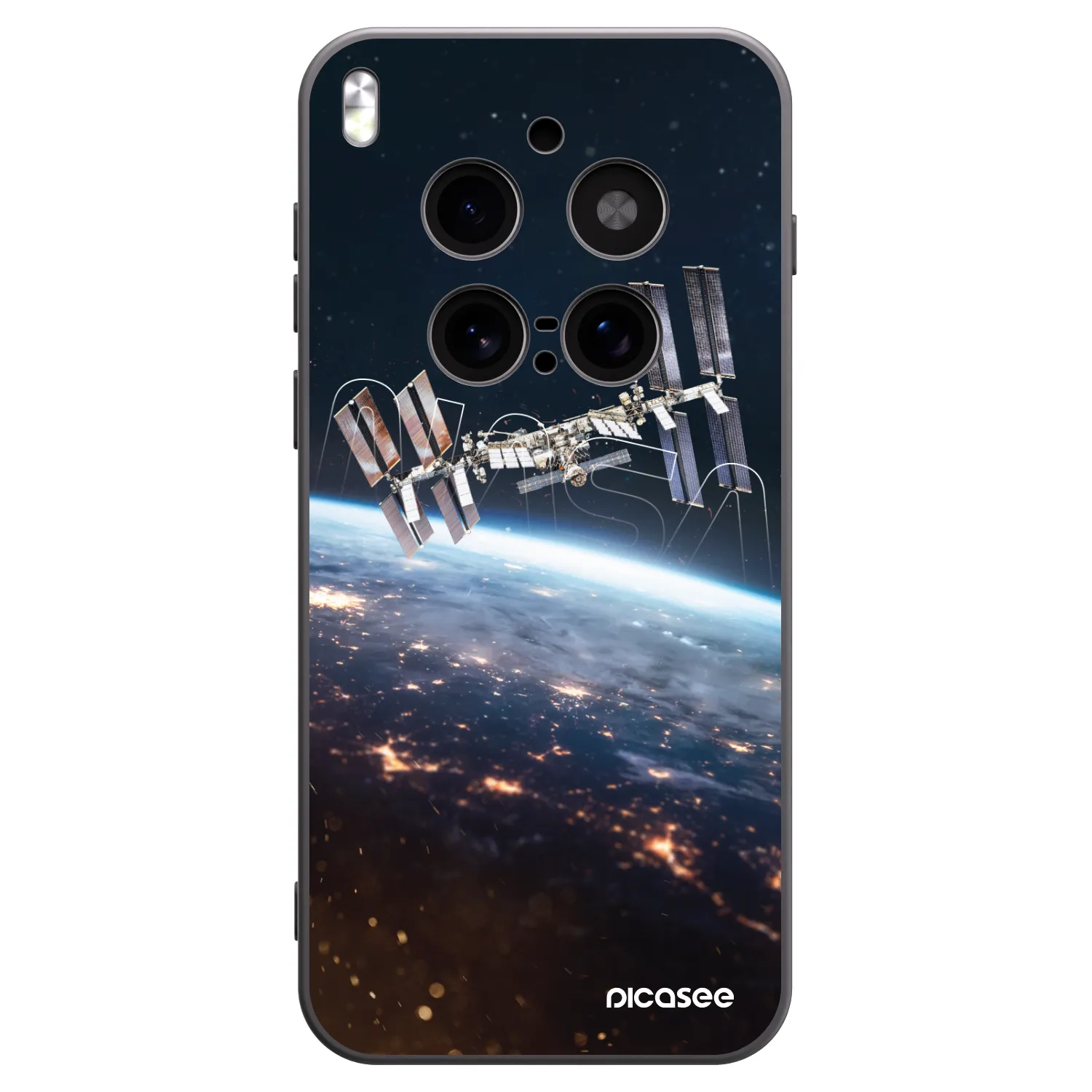 Picasee Μαύρη θήκη σιλικόνης για Vivo X300 Pro - Station