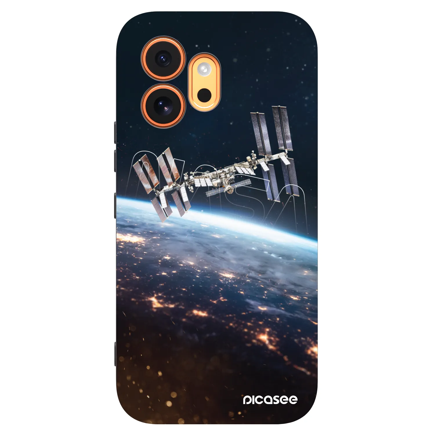 Picasee Μαύρη θήκη σιλικόνης για Honor 600 - Station