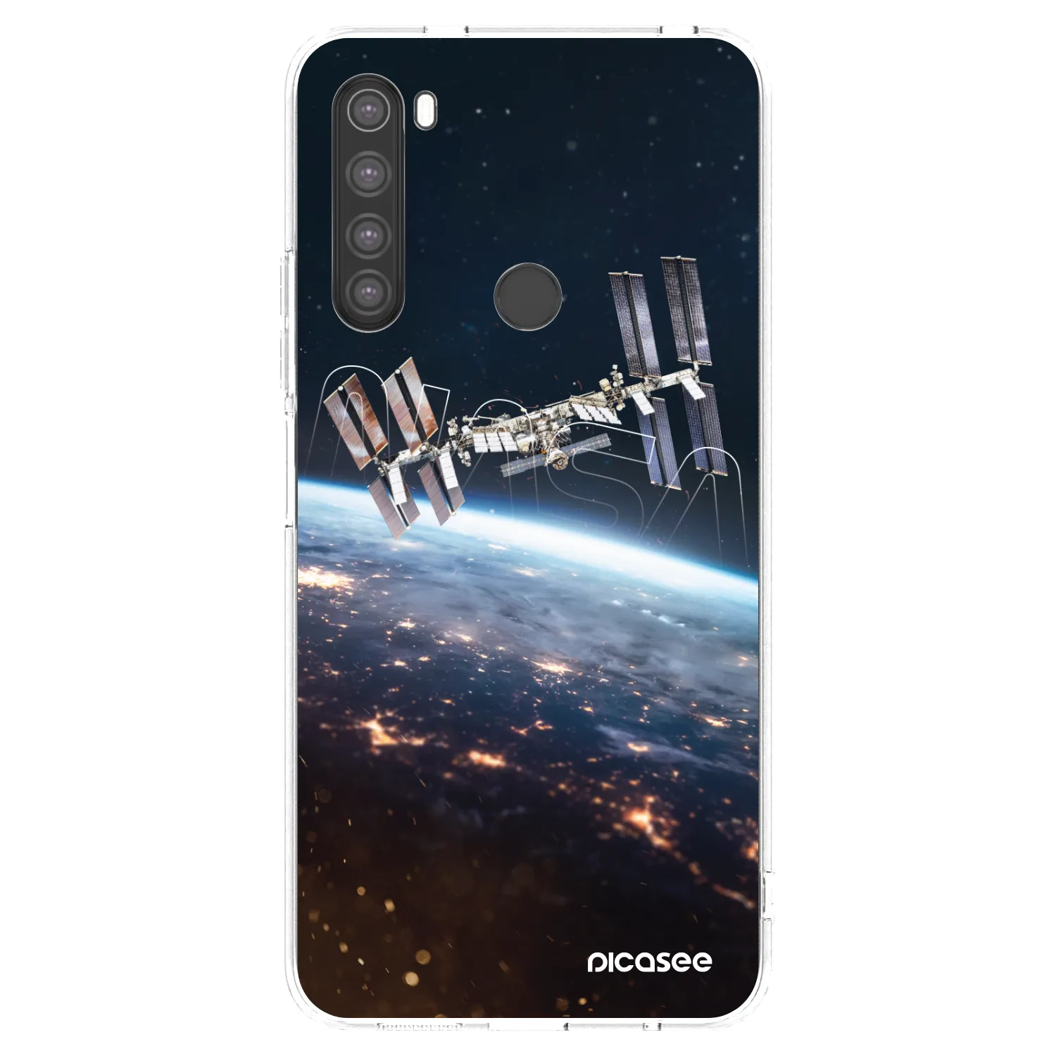 Picasee διαφανής θήκη σιλικόνης Xiaomi Redmi Note 8 - Station