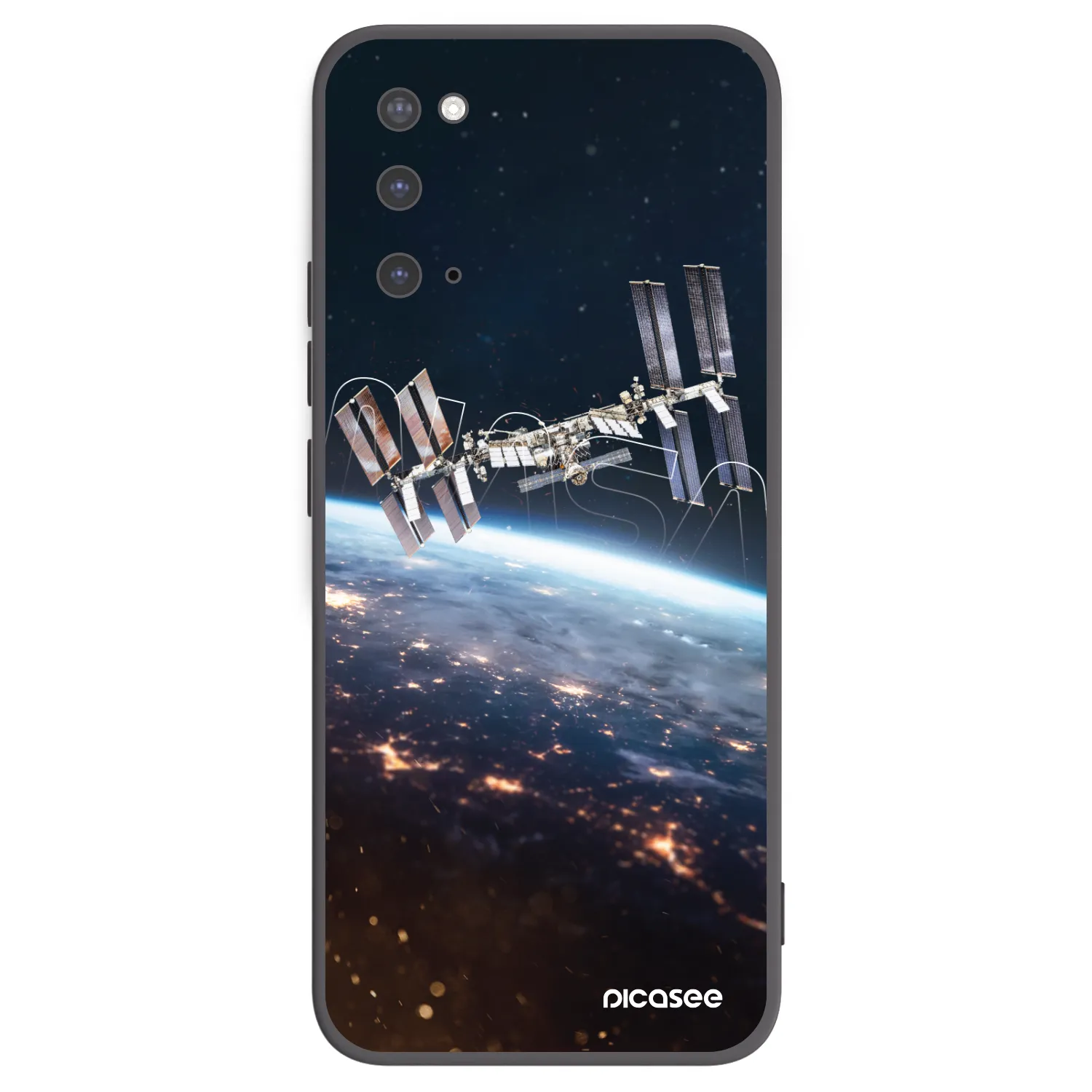 Picasee Μαύρη θήκη σιλικόνης για Samsung Galaxy S20 G980F - Station