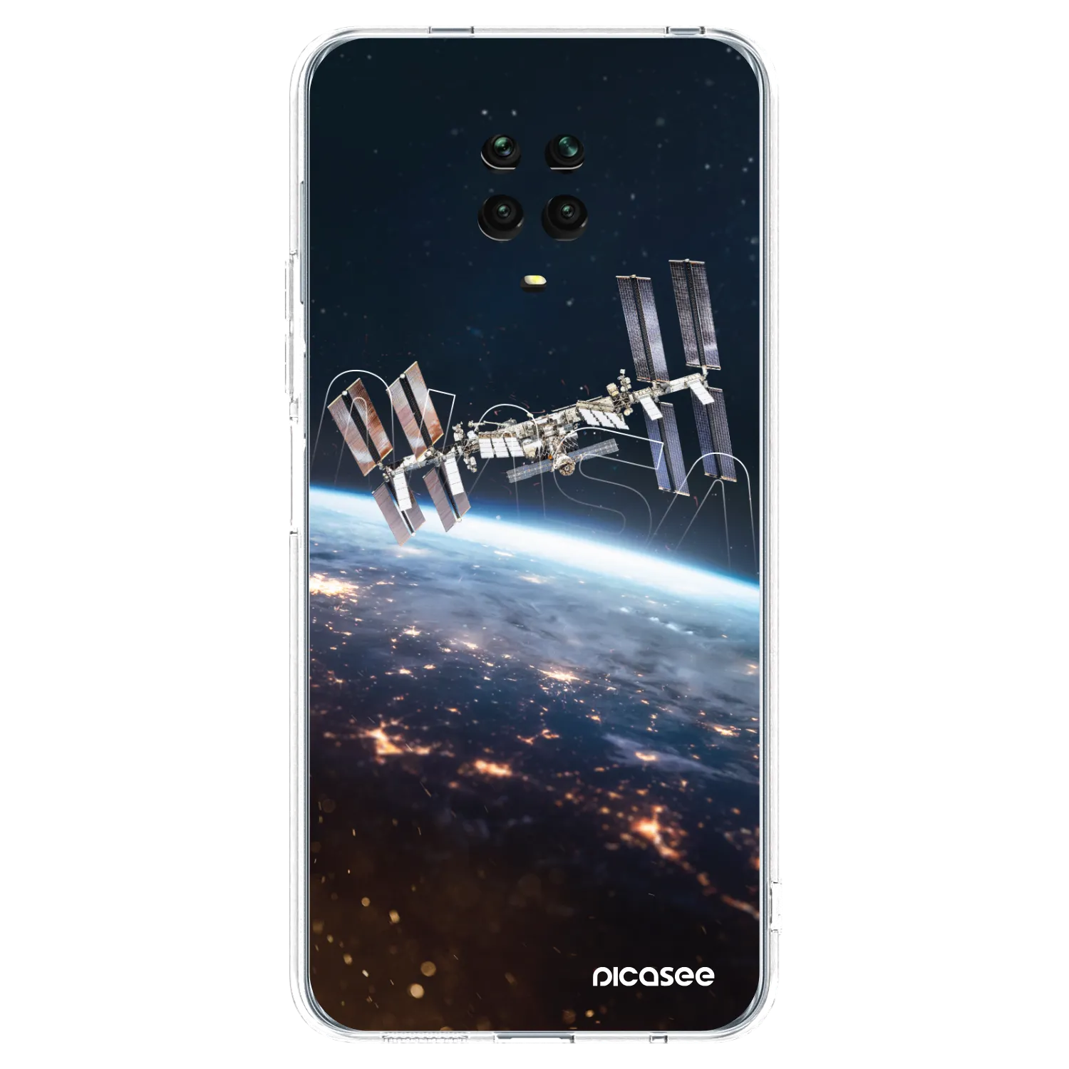 Picasee διαφανής θήκη σιλικόνης Xiaomi Redmi Note 9S - Station