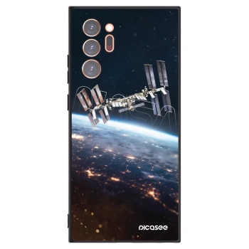 Picasee Μαύρη θήκη σιλικόνης για Samsung Galaxy Note 20 Ultra - Station