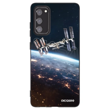 Picasee Μαύρη θήκη σιλικόνης για Samsung Galaxy S20 FE - Station