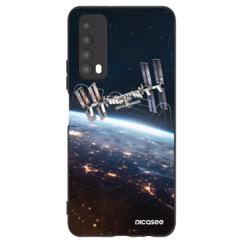 Picasee Μαύρη θήκη σιλικόνης για Huawei P Smart 2021 - Station