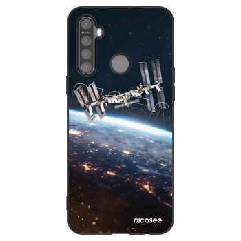 Picasee Μαύρη θήκη σιλικόνης για Realme 6i - Station