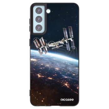 Picasee Μαύρη θήκη σιλικόνης για Samsung Galaxy S21+ 5G G996F - Station