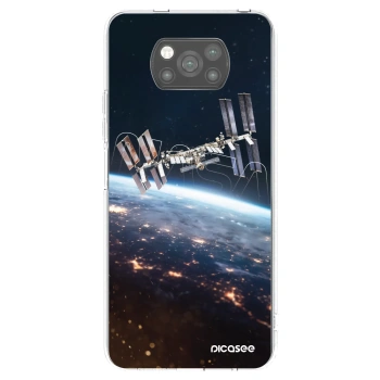 Picasee Μαύρη θήκη σιλικόνης για Xiaomi Poco X3 Pro - Station