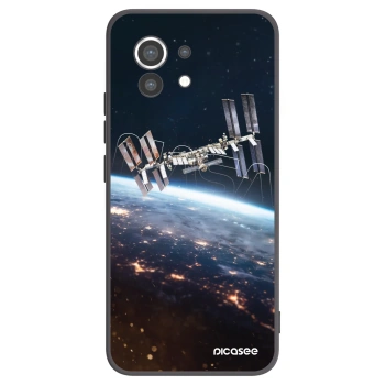 Picasee Μαύρη θήκη σιλικόνης για Xiaomi Mi 11 - Station