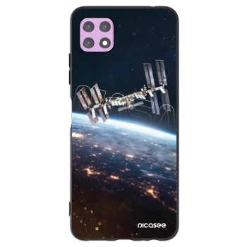 Picasee Μαύρη θήκη σιλικόνης για Samsung Galaxy A22 A226B 5G - Station