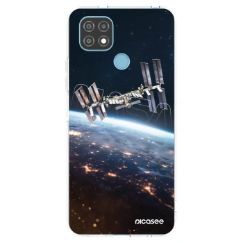 Picasee διαφανής θήκη σιλικόνης Realme C21 - Station