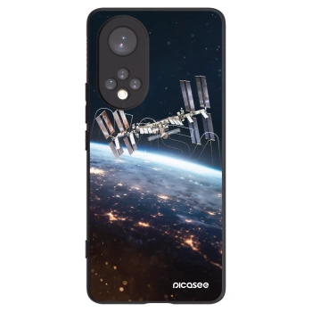 Picasee Μαύρη θήκη σιλικόνης για Honor 50 5G - Station