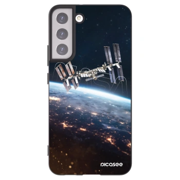 Picasee Μαύρη θήκη σιλικόνης για Samsung Galaxy S22+ 5G - Station