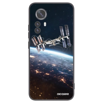 Picasee Μαύρη θήκη σιλικόνης για Xiaomi 12 Pro - Station