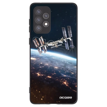 Picasee Μαύρη θήκη σιλικόνης για Samsung Galaxy A73 5G - Station