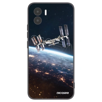 Picasee Μαύρη θήκη σιλικόνης για Xiaomi Redmi A1 - Station
