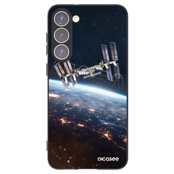 Picasee Μαύρη θήκη σιλικόνης για Samsung Galaxy S23+ 5G - Station