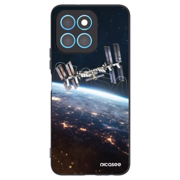 Picasee Μαύρη θήκη σιλικόνης για Honor X8 5G - Station