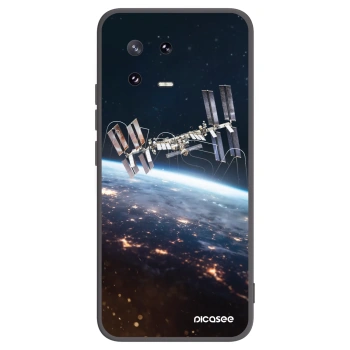 Picasee Μαύρη θήκη σιλικόνης για Xiaomi 13 Pro - Station