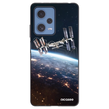 Picasee Μαύρη θήκη σιλικόνης για Xiaomi Redmi Note 12 Pro 5G - Station