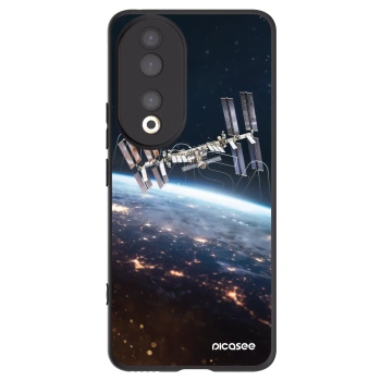 Picasee Μαύρη θήκη σιλικόνης για Honor 90 5G - Station
