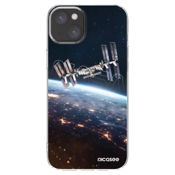 Picasee διαφανής θήκη σιλικόνης Apple iPhone 15 Plus - Station