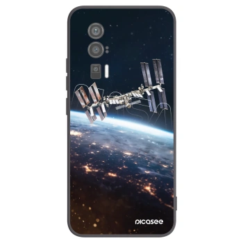 Picasee Μαύρη θήκη σιλικόνης για Xiaomi Poco F5 Pro 5G - Station