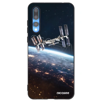 Picasee Μαύρη θήκη σιλικόνης για Huawei P20 Pro - Station