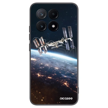 Picasee Μαύρη θήκη σιλικόνης για Xiaomi Poco X6 Pro - Station