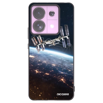 Picasee Μαύρη θήκη σιλικόνης για Xiaomi Redmi Note 13 Pro 5G - Station