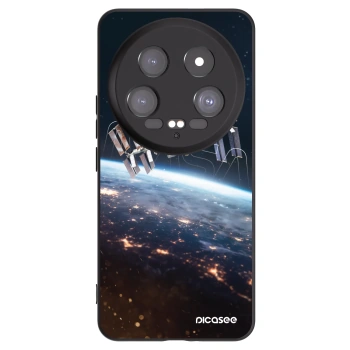 Picasee Μαύρη θήκη σιλικόνης για Xiaomi 14 Ultra - Station