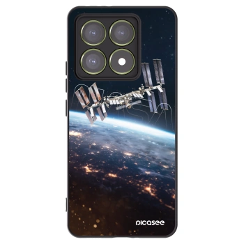 Picasee Μαύρη θήκη σιλικόνης για Xiaomi 14T - Station