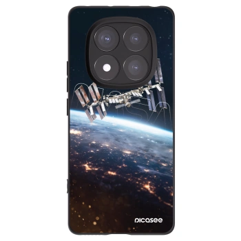 Picasee Μαύρη θήκη σιλικόνης για Xiaomi Redmi Note 14 Pro+ 5G - Station