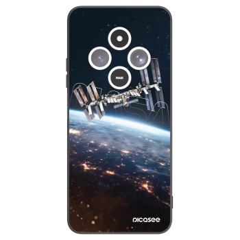 Picasee Μαύρη θήκη σιλικόνης για Xiaomi Redmi 14C - Station